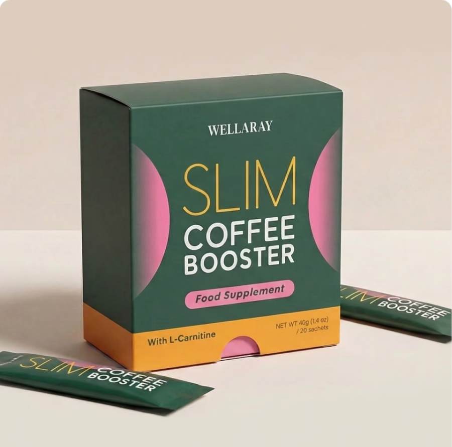 Wellaray Slim Coffee Booster box with 20 sachets
